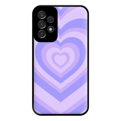 Purple - Colourful Hearts Phone Case for Galaxy A53