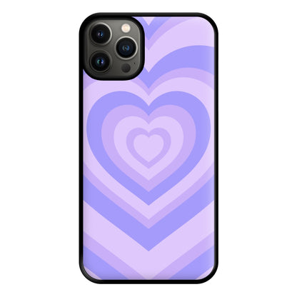 Purple - Colourful Hearts Phone Case for iPhone 13