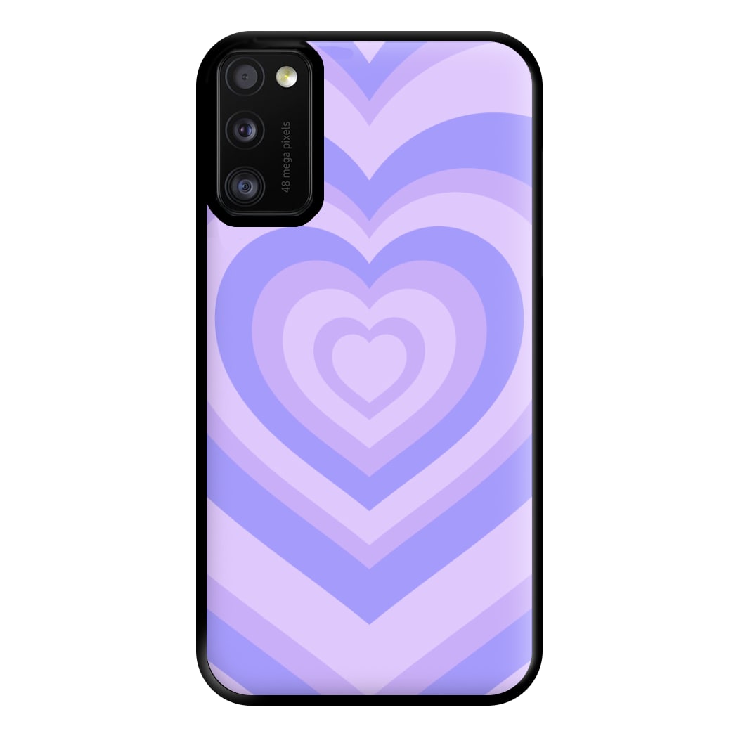 Purple - Colourful Hearts Phone Case for Galaxy A41