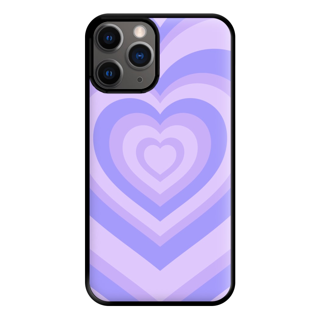 Purple - Colourful Hearts Phone Case for iPhone 12 Pro Max