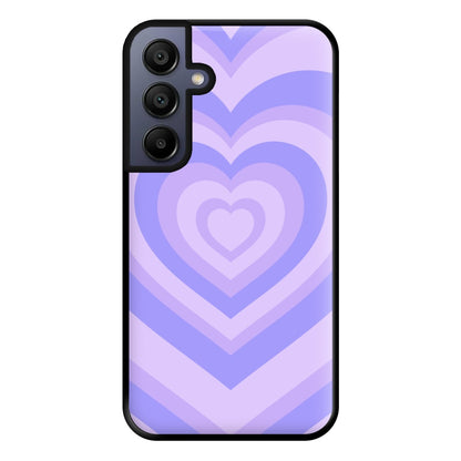 Purple - Colourful Hearts Phone Case for Galaxy A15