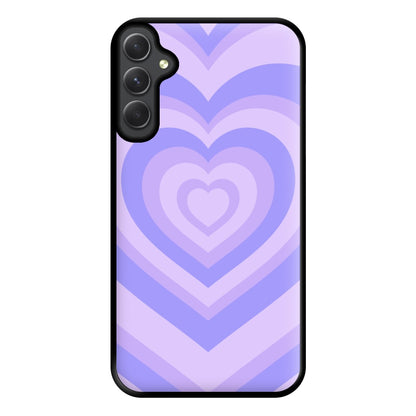 Purple - Colourful Hearts Phone Case for Galaxy A54