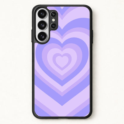 Purple - Colourful Hearts Phone Case for Galaxy S26 Ultra