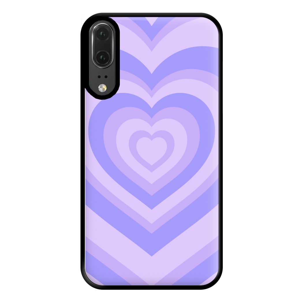 Purple - Colourful Hearts Phone Case for Huawei P20