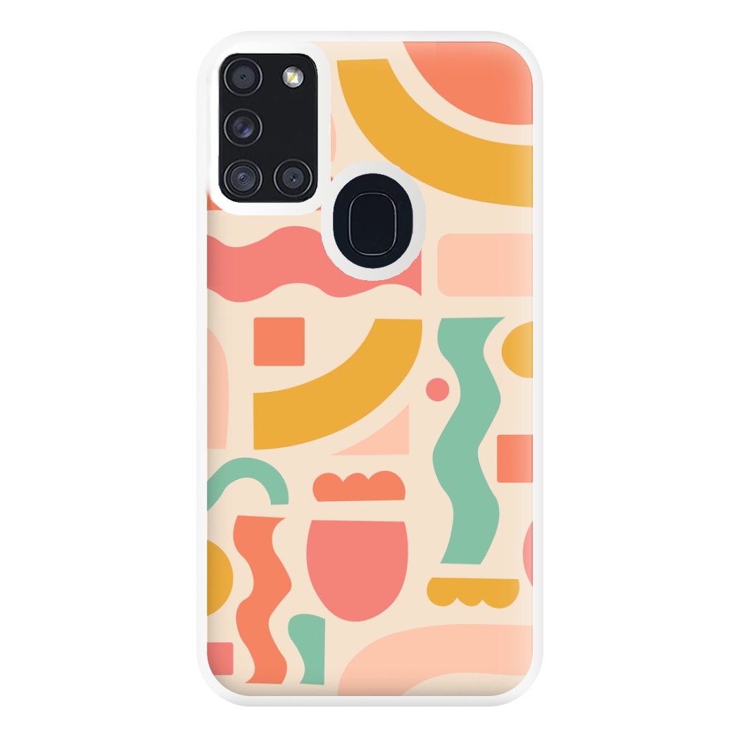 Abstract Patterns 21 Phone Case for Galaxy A21s