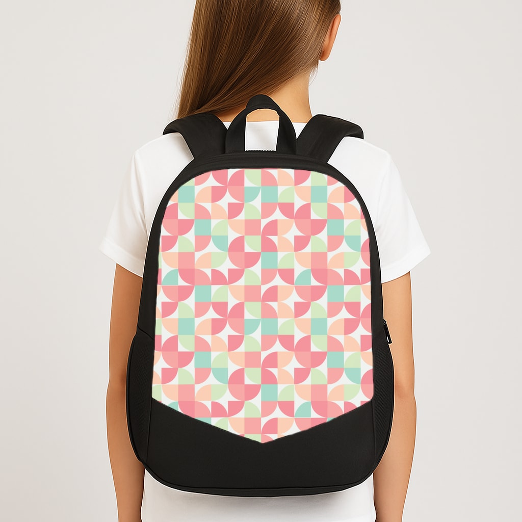 Abstract Patterns 22 Large School Bag
