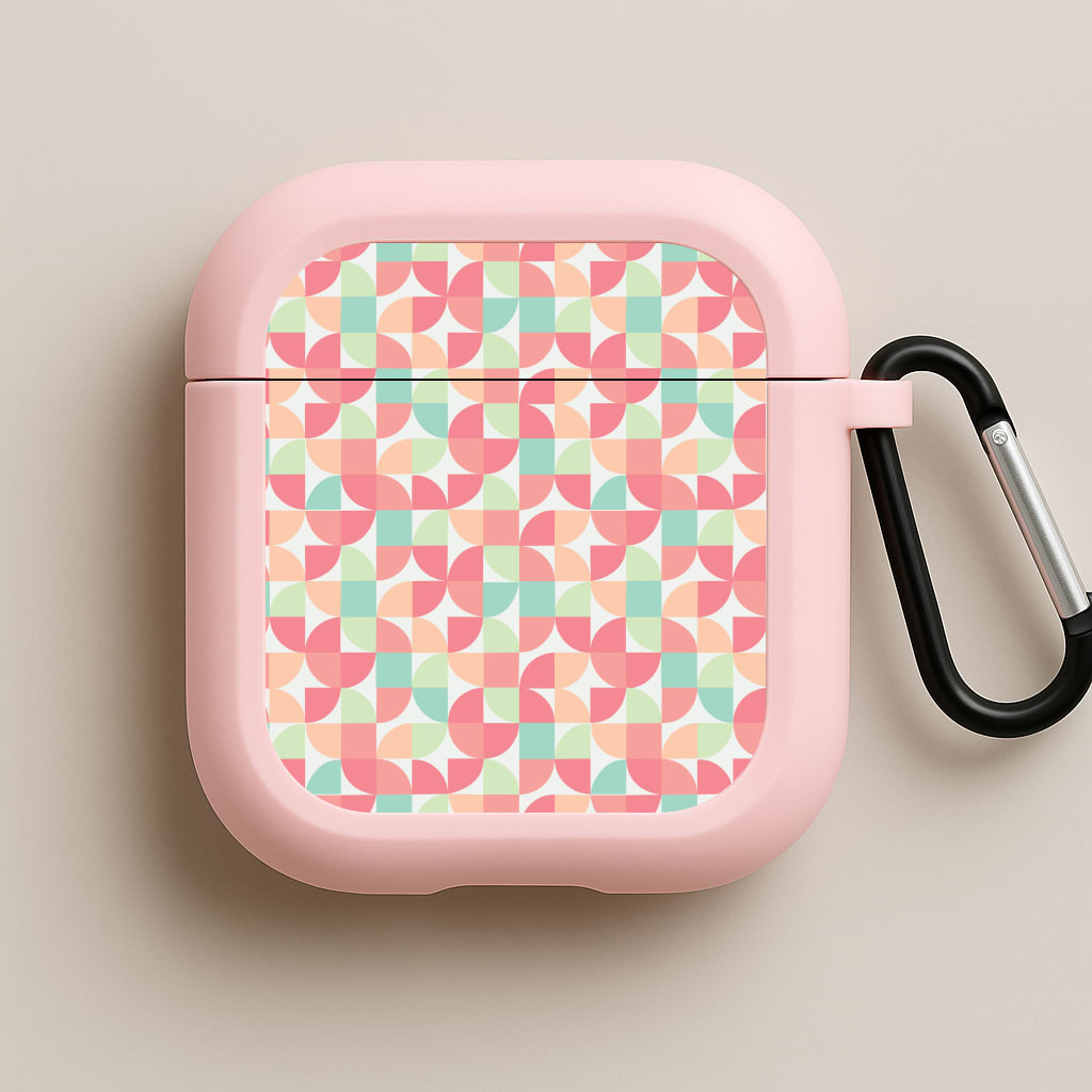 Abstract Patterns 22 Pink AirPods Case