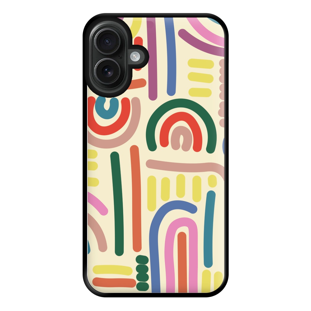 Abstract Patterns 23 Phone Case for iPhone 16 Plus