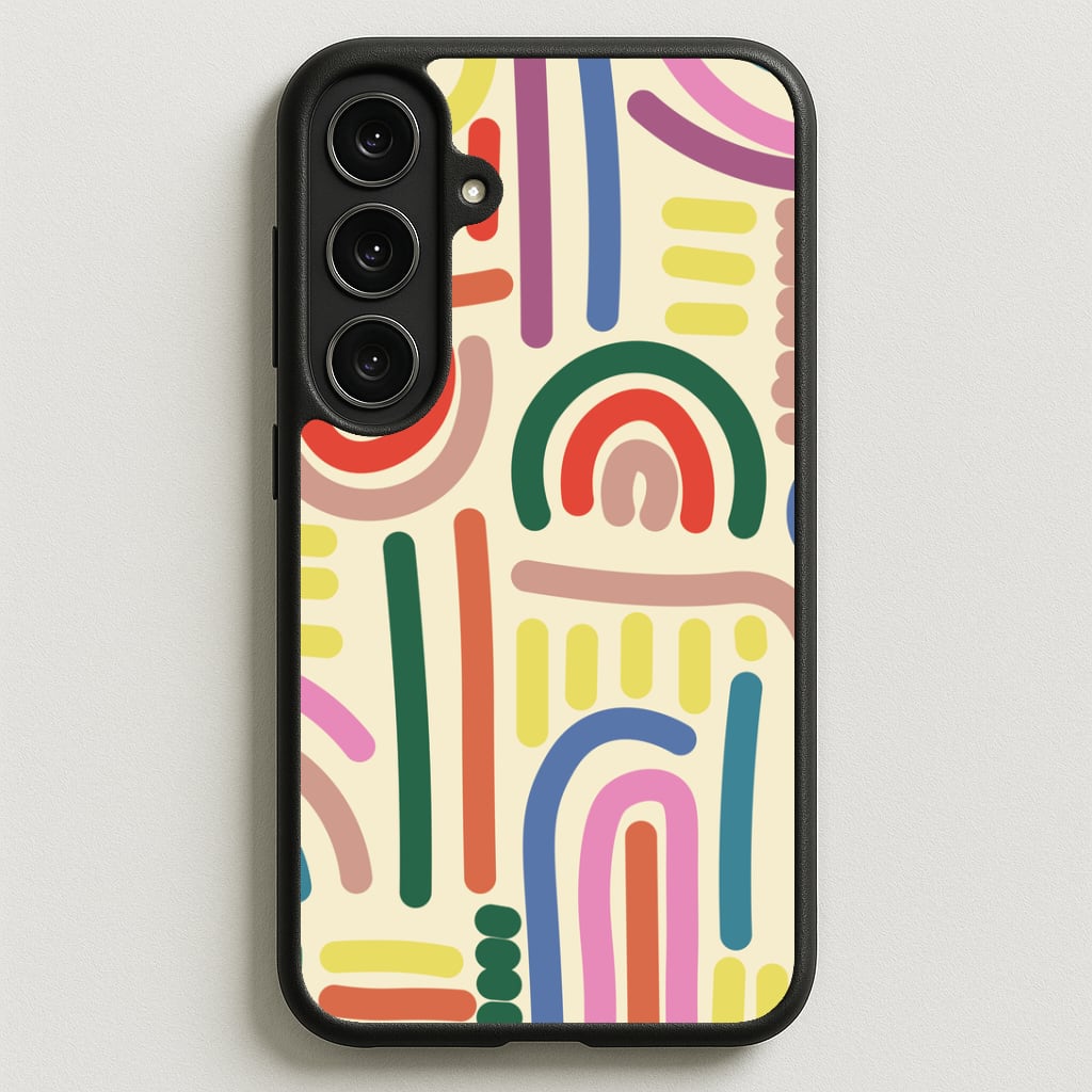 Abstract Patterns 23 Phone Case for Galaxy S25FE