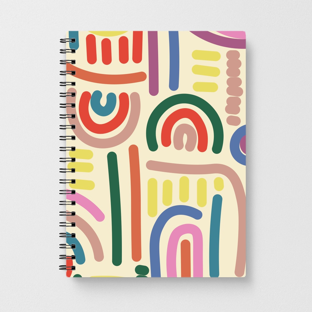 Abstract Patterns 23 Notebook