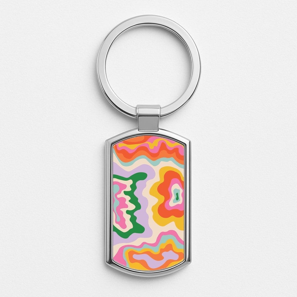 Abstract Patterns 25 Luxury Keyring