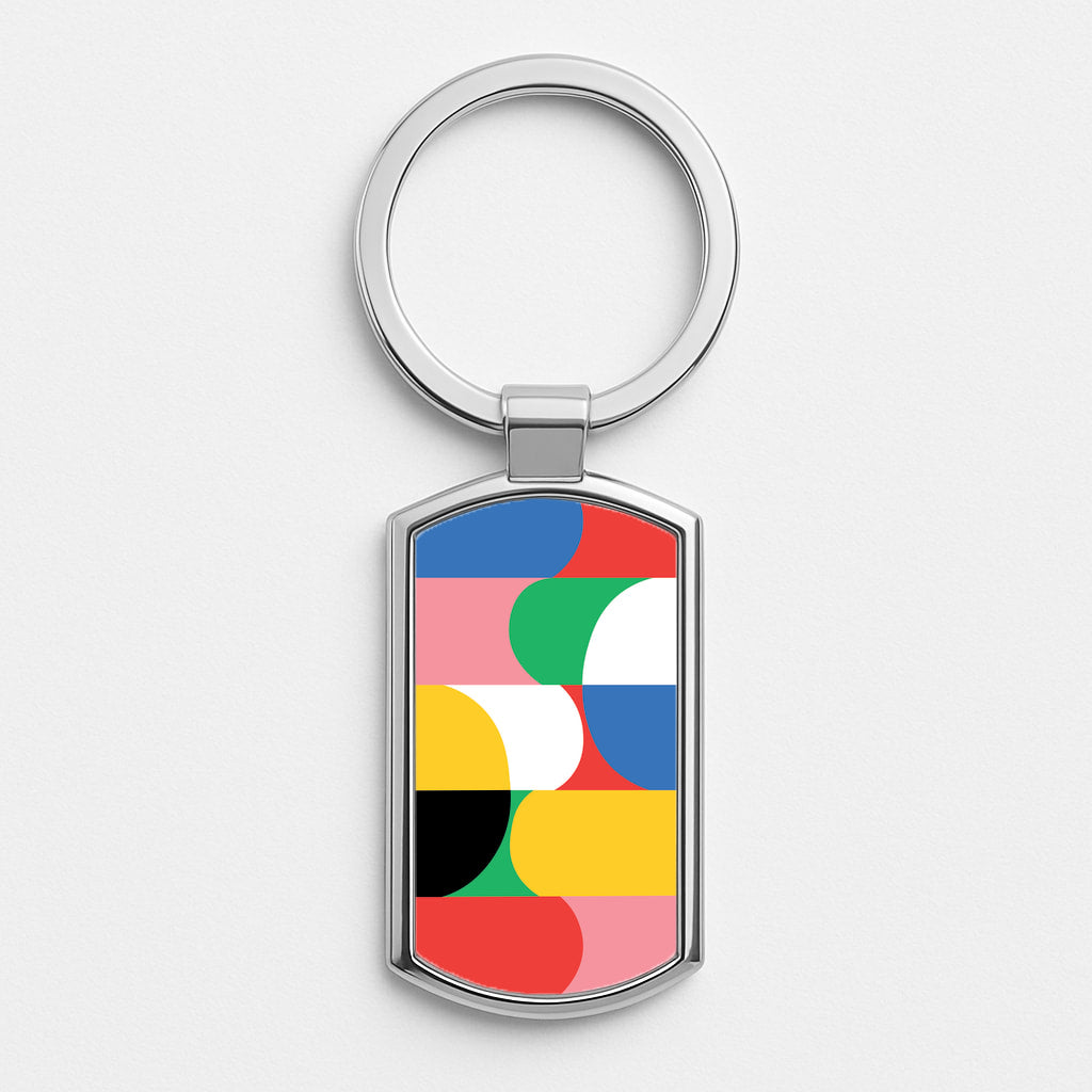 Abstract Patterns 27 Luxury Keyring