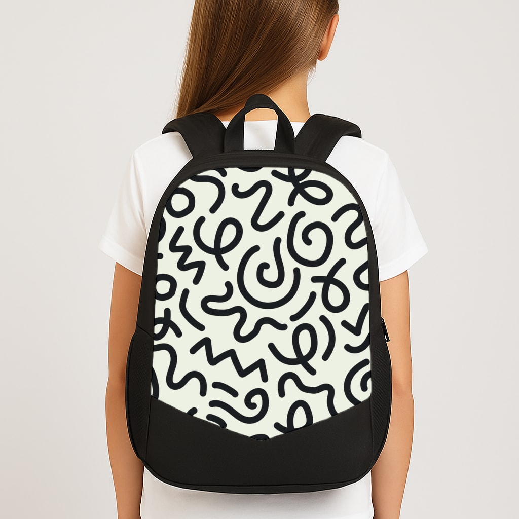 Abstract Patterns 28 Large School Bag