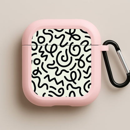 Abstract Patterns 28 Pink AirPods Case