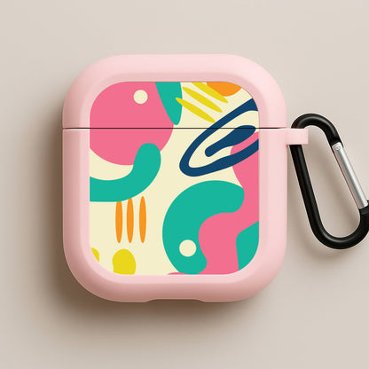 Abstract Pattern 1 Pink AirPods Case