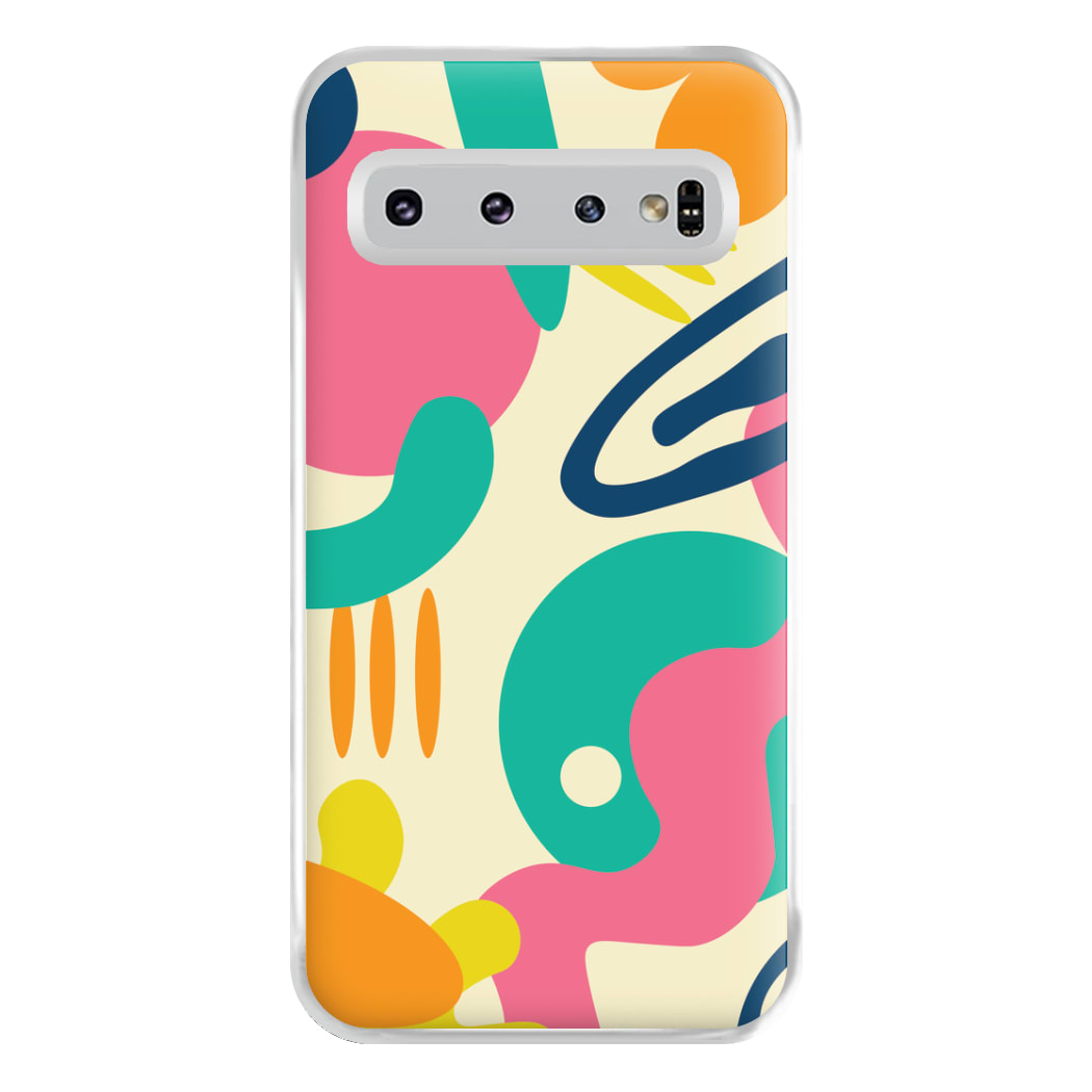 Abstract Pattern 1 Phone Case for Galaxy S10 Plus