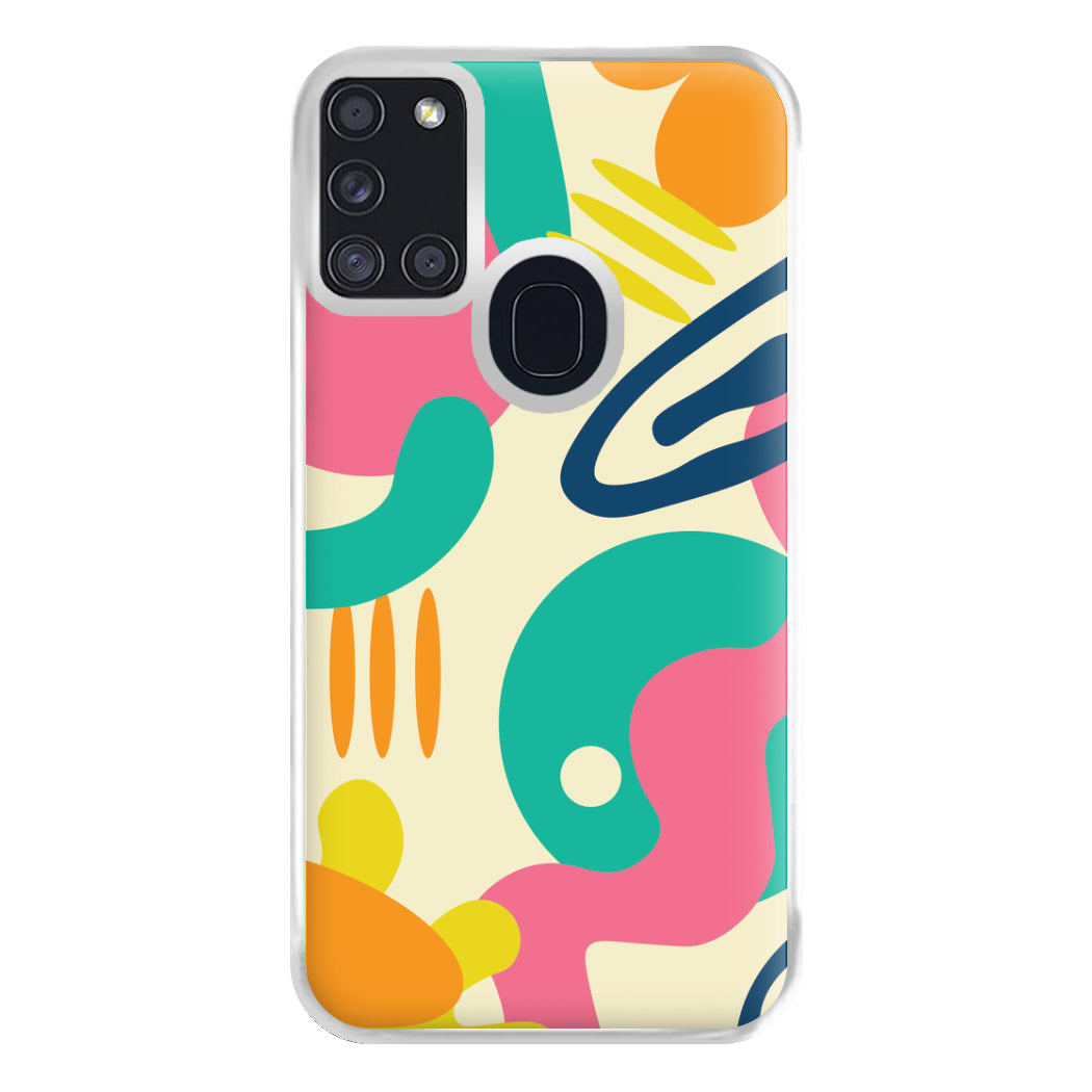 Abstract Pattern 1 Phone Case for Galaxy A21s