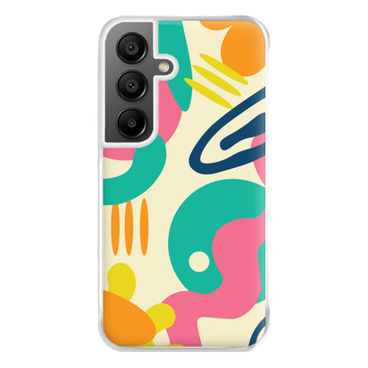 Abstract Pattern 1 Phone Case for Galaxy A55