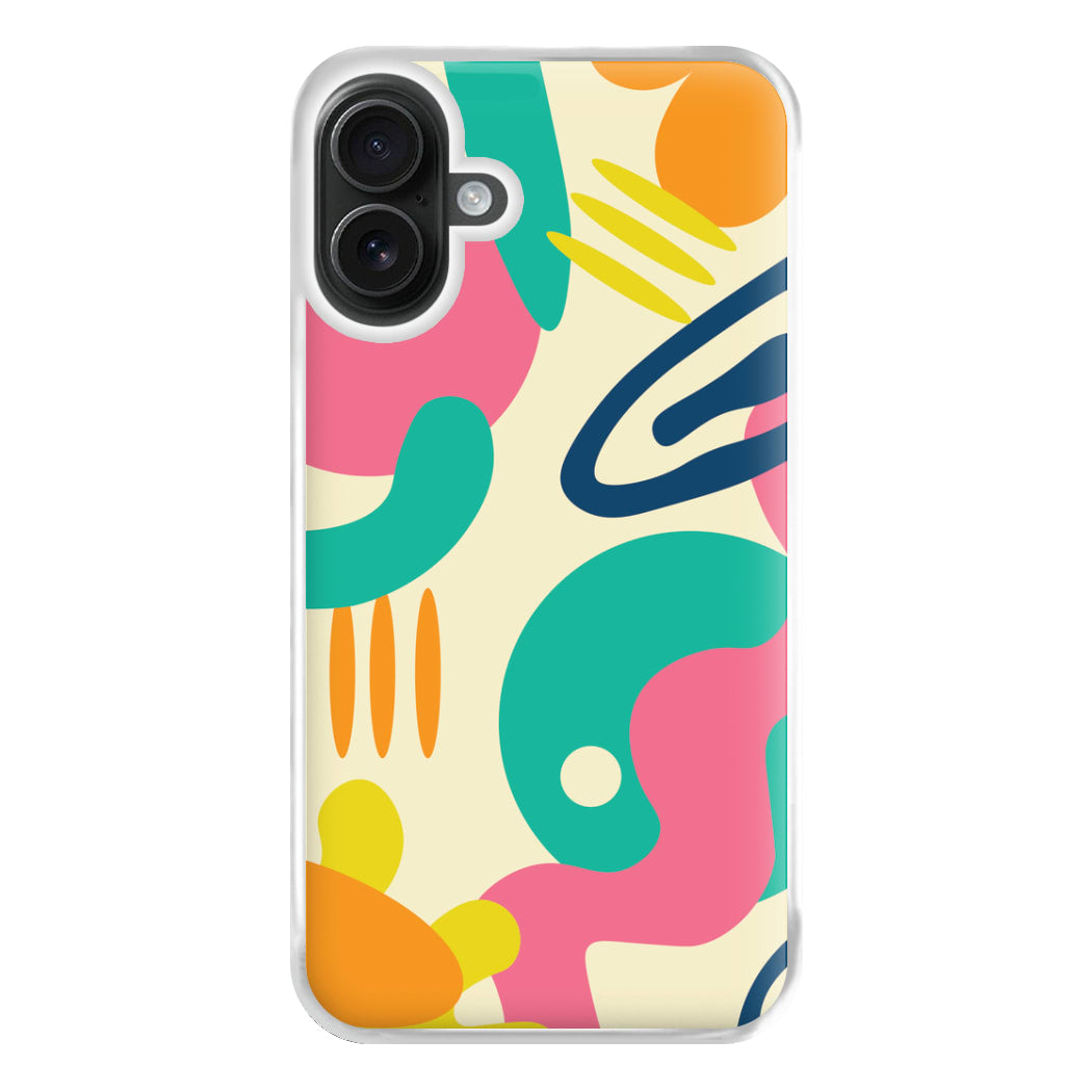 Abstract Pattern 1 Phone Case for iPhone 16 Plus