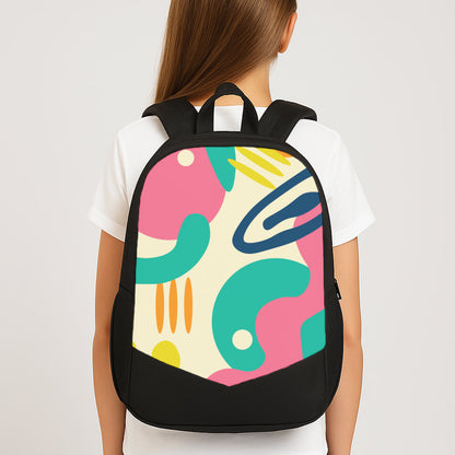 Abstract Pattern 1 Large School Bag