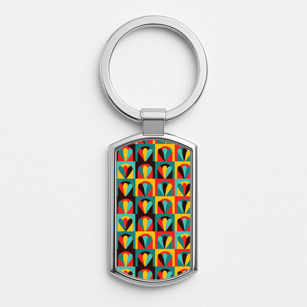 Abstract Pattern 2 Luxury Keyring