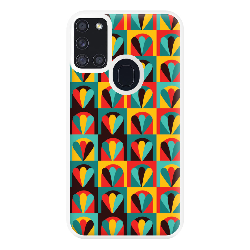 Abstract Pattern 2 Phone Case for Galaxy A21s