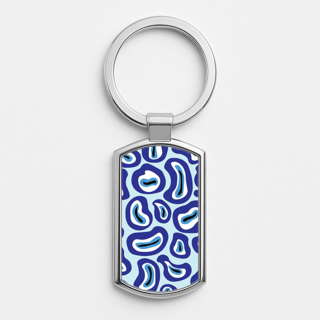 Abstract Pattern 4 Luxury Keyring