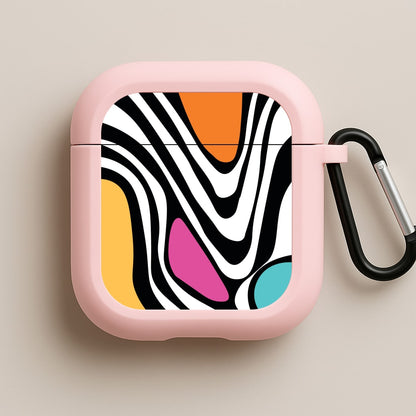 Abstract Pattern 5 Pink AirPods Case