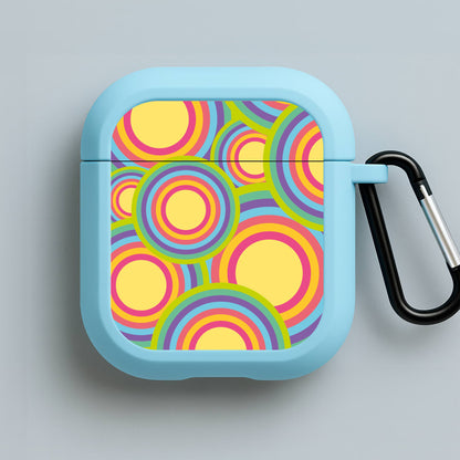 Abstract Pattern 6 Blue AirPods Case
