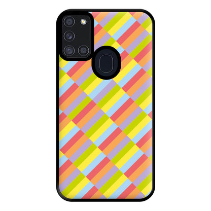 Abstract Pattern 7 Phone Case for Galaxy A21s