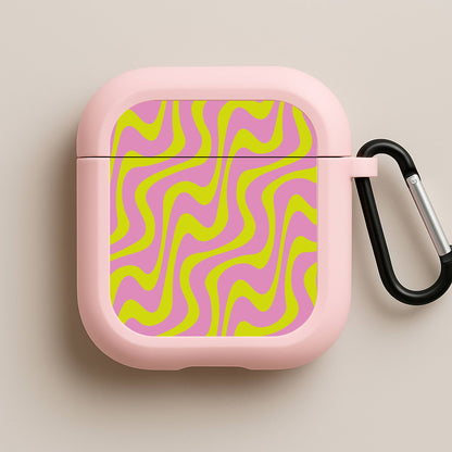 Abstract Pattern 9 Pink AirPods Case