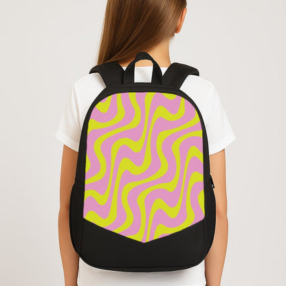 Abstract Pattern 9 Large School Bag