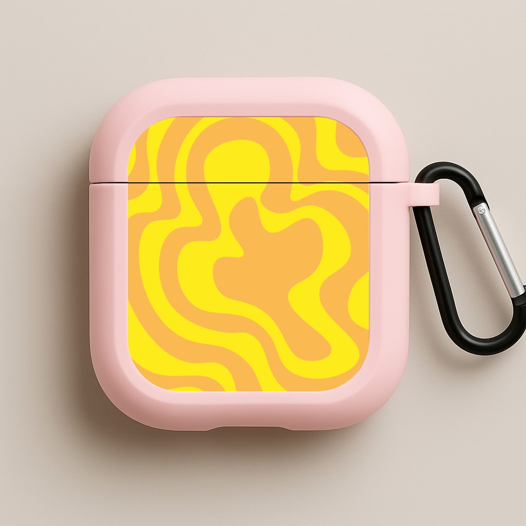 Abstract Pattern 13 Pink AirPods Case