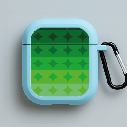Abstract Pattern 16 Blue AirPods Case