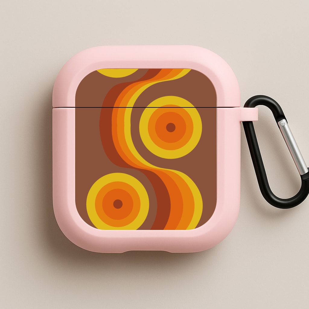 Abstract Pattern 17 Pink AirPods Case