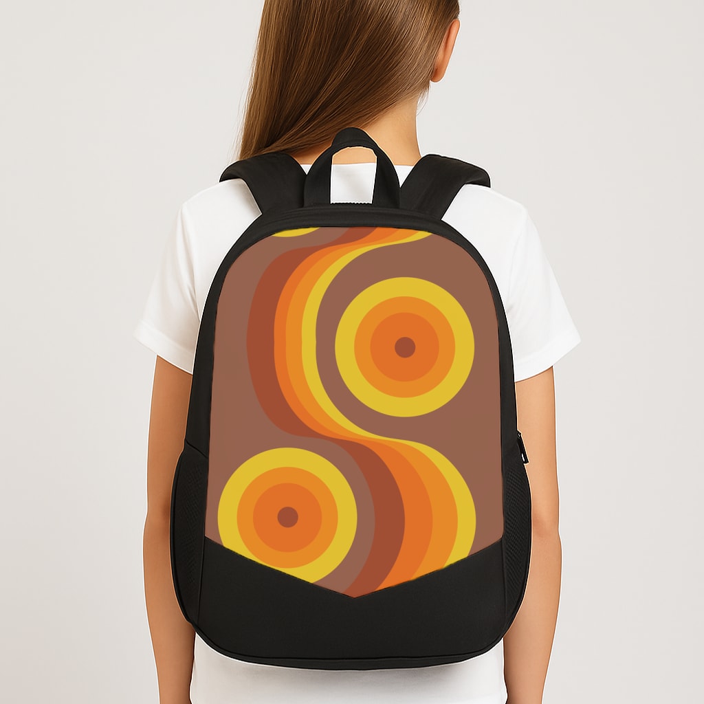 Abstract Pattern 17 Large School Bag