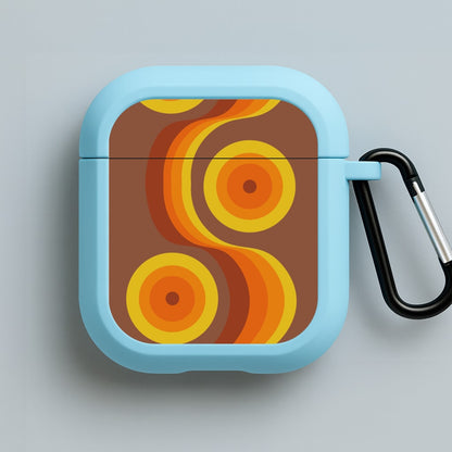Abstract Pattern 17 Blue AirPods Case