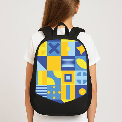 Abstract Pattern 19 Large School Bag