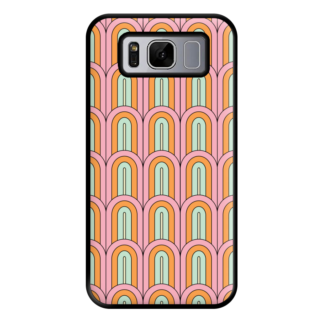 Pastel Retro Arches Pattern Phone Case for Galaxy S8 Plus