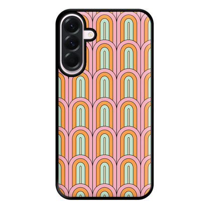 Pastel Retro Arches Pattern Phone Case for Galaxy A36