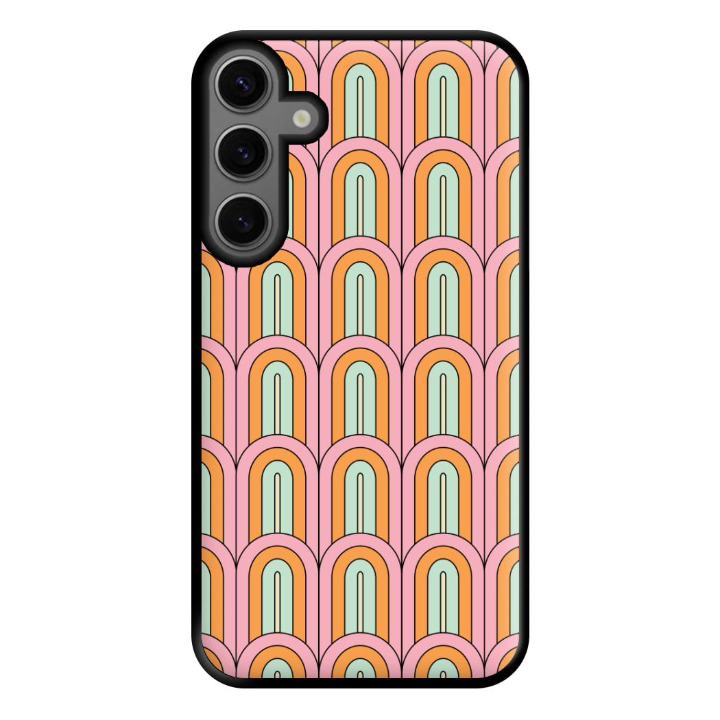Pastel Retro Arches Pattern Phone Case for Galaxy S23FE