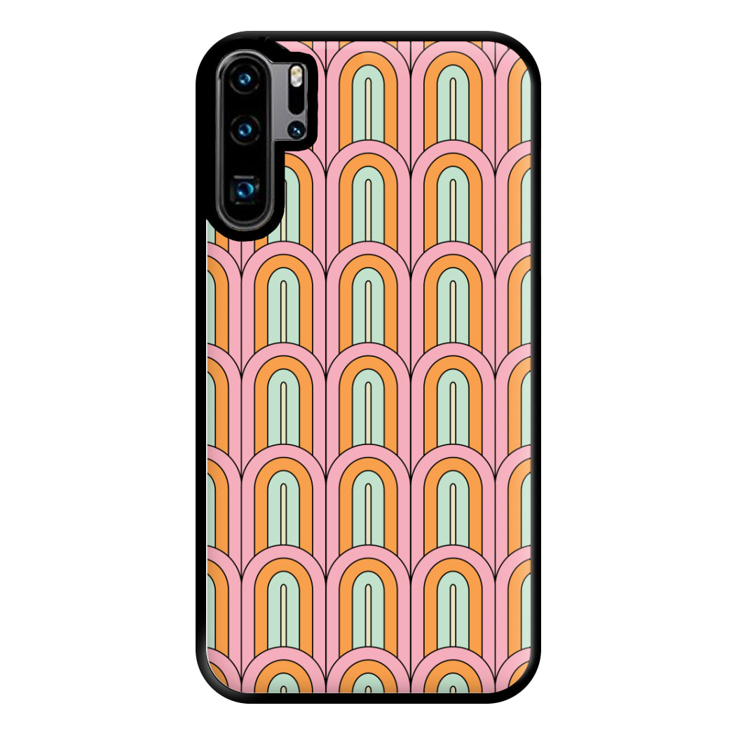 Pastel Retro Arches Pattern Phone Case for Huawei P30 Pro
