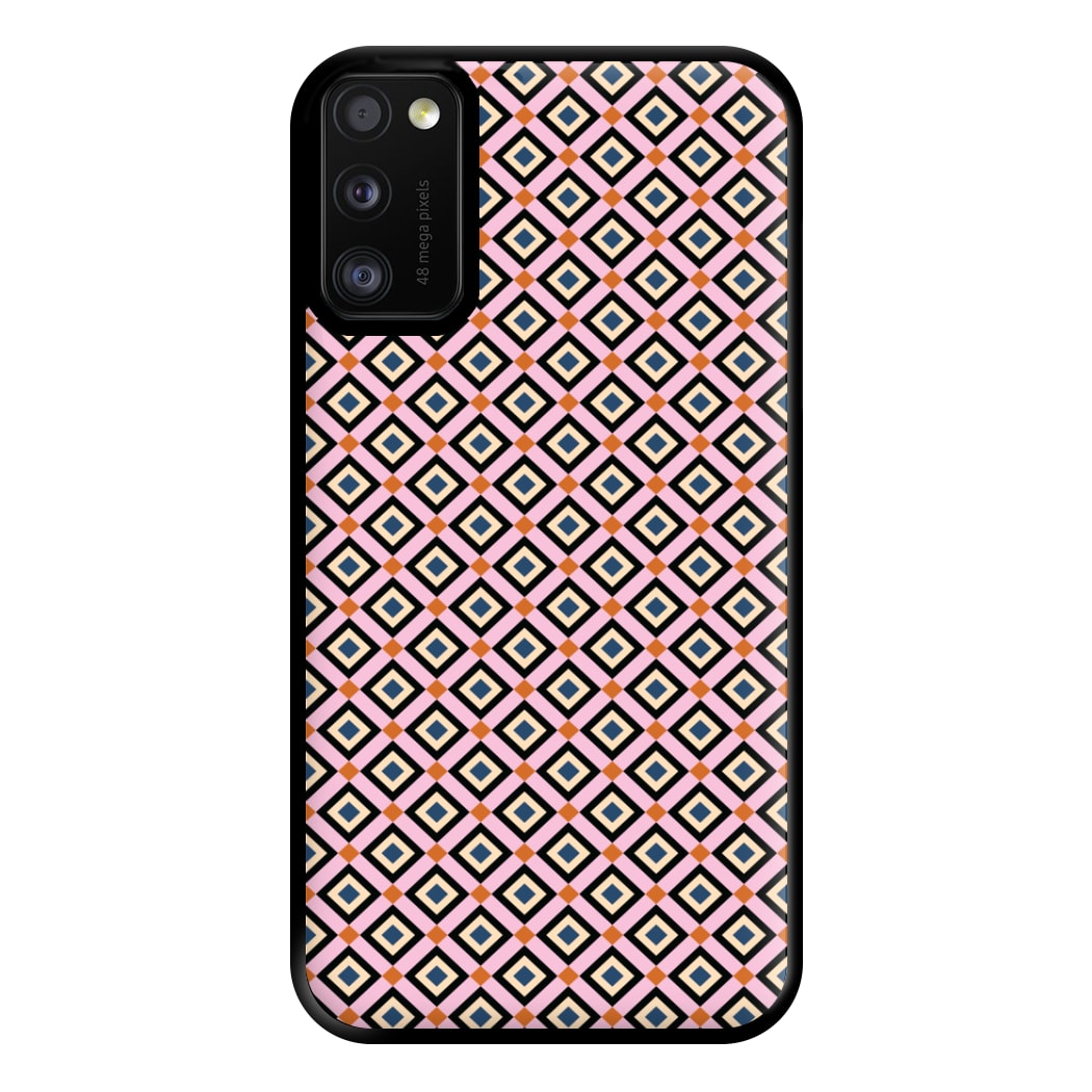 Retro Diamonds Pattern Phone Case for Galaxy A41