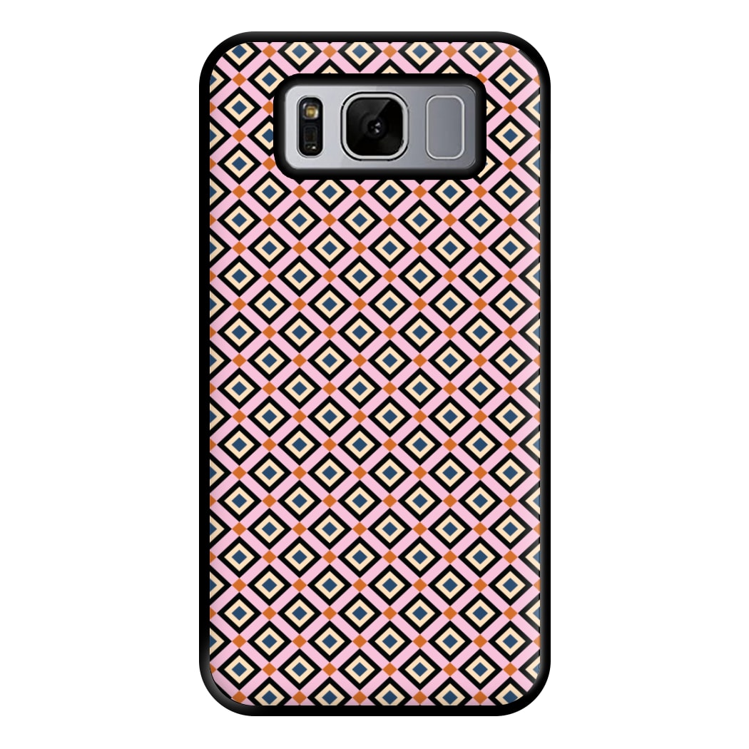Retro Diamonds Pattern Phone Case for Galaxy S8 Plus