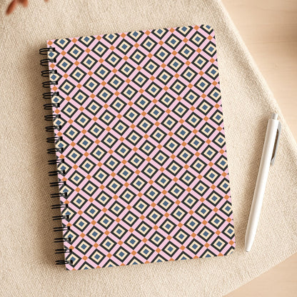 Retro Diamonds Pattern Notepad