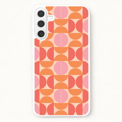 Retro Semi Circles Pattern Phone Case for Galaxy A37