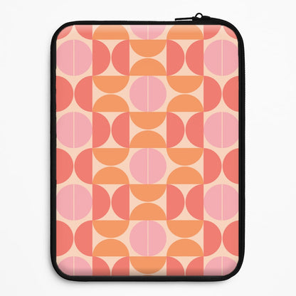 Retro Semi Circles Pattern Universal Laptop Sleeve
