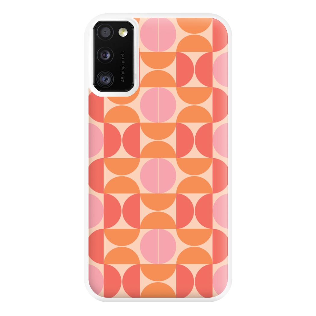 Retro Semi Circles Pattern Phone Case for Galaxy A41