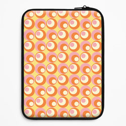 Colourful Circles Retro Pattern Universal Laptop Sleeve