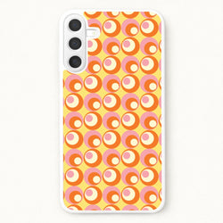 Colourful Circles Retro Pattern Phone Case for Galaxy A37